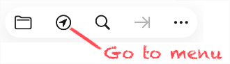 Go to menu button